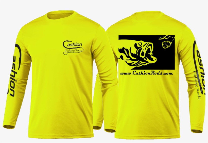 Men's Xtreme-tek Long Sleeve Shirt Neon Yellow - Long-sleeved T-shirt, transparent png download