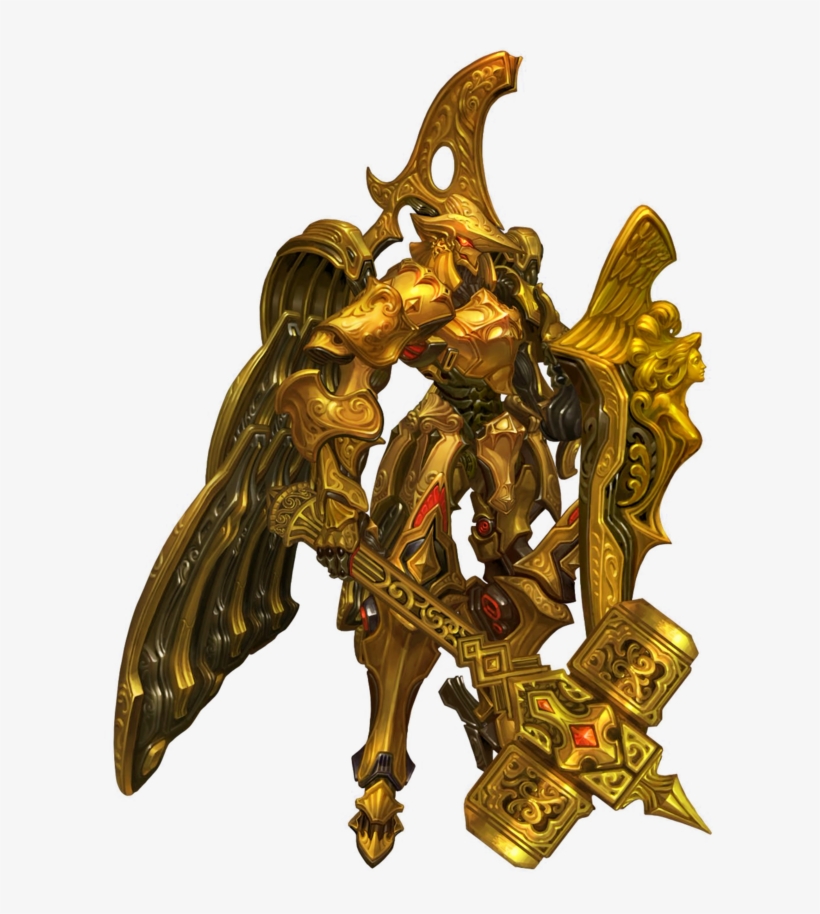 Pin By Pedro Poppe On Machine Lord - Fantasy Golden Golem, transparent png download