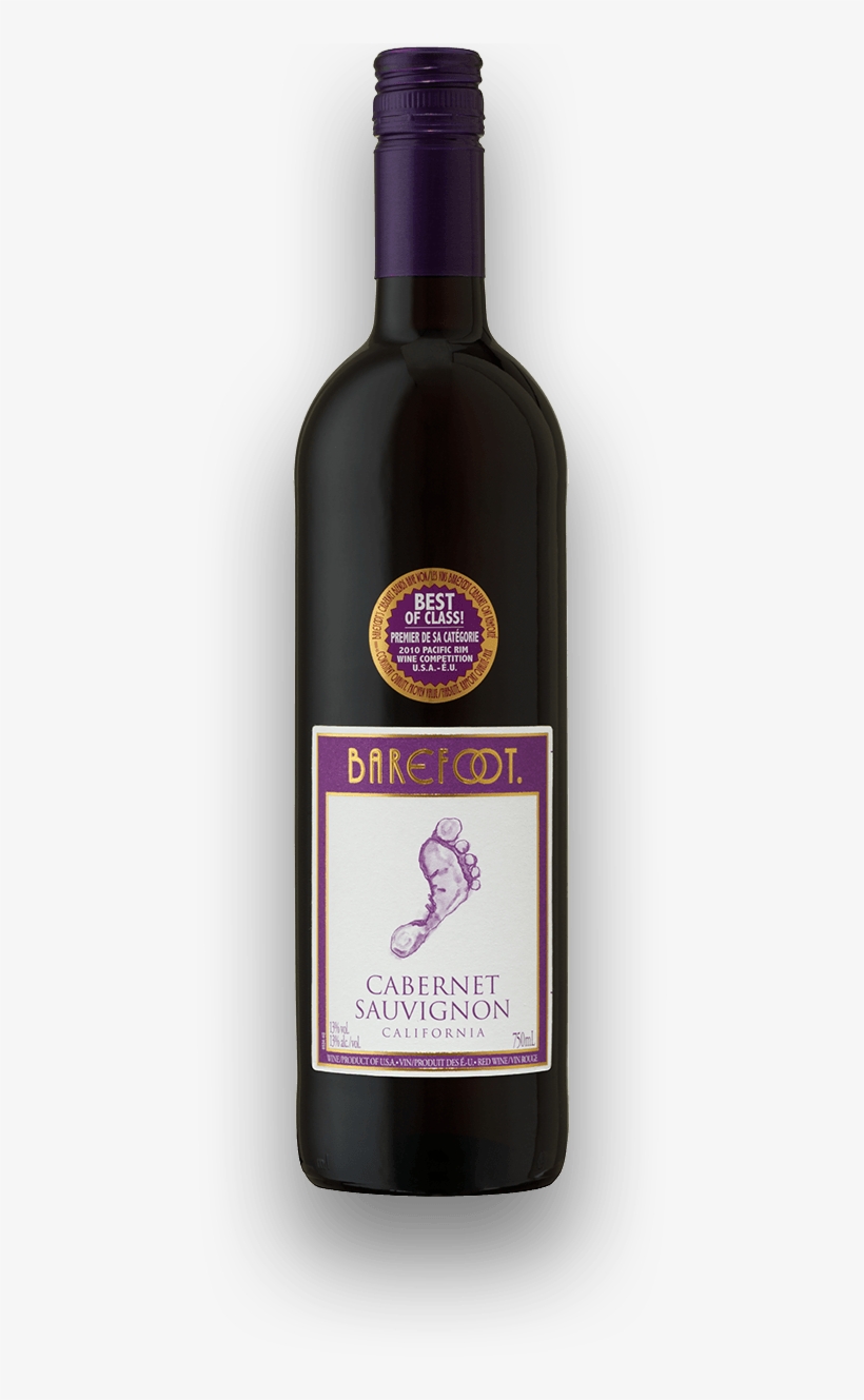 Barefoot Cabernet Sauvignon Wine - Barefoot Wine, transparent png download