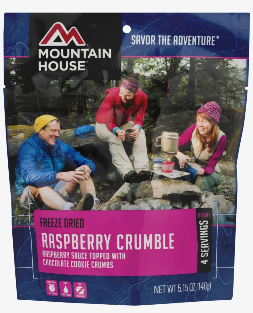 Mountain House Freeze Dried Raspberry Crumble, - Mountain House, transparent png download