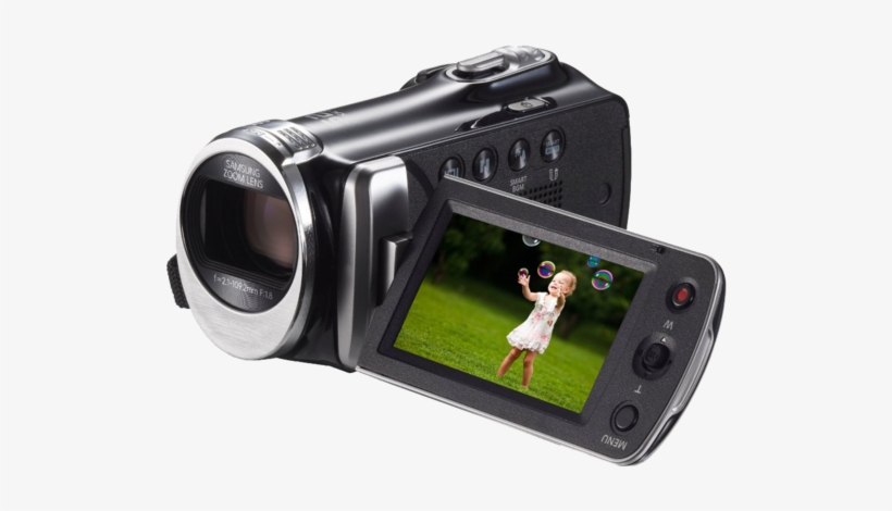 Samsung F90 Black Camcorder With - Hmx F90, transparent png download