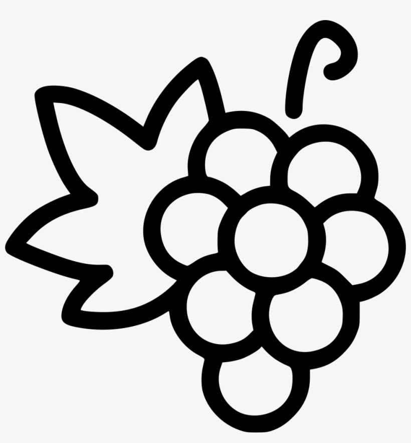 Wine Grapes Comments - Symbol Weinstock, transparent png download