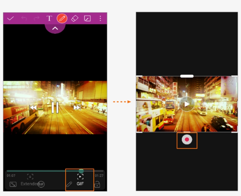 You Can Record The Current Screen As A Gif Animation, transparent png download