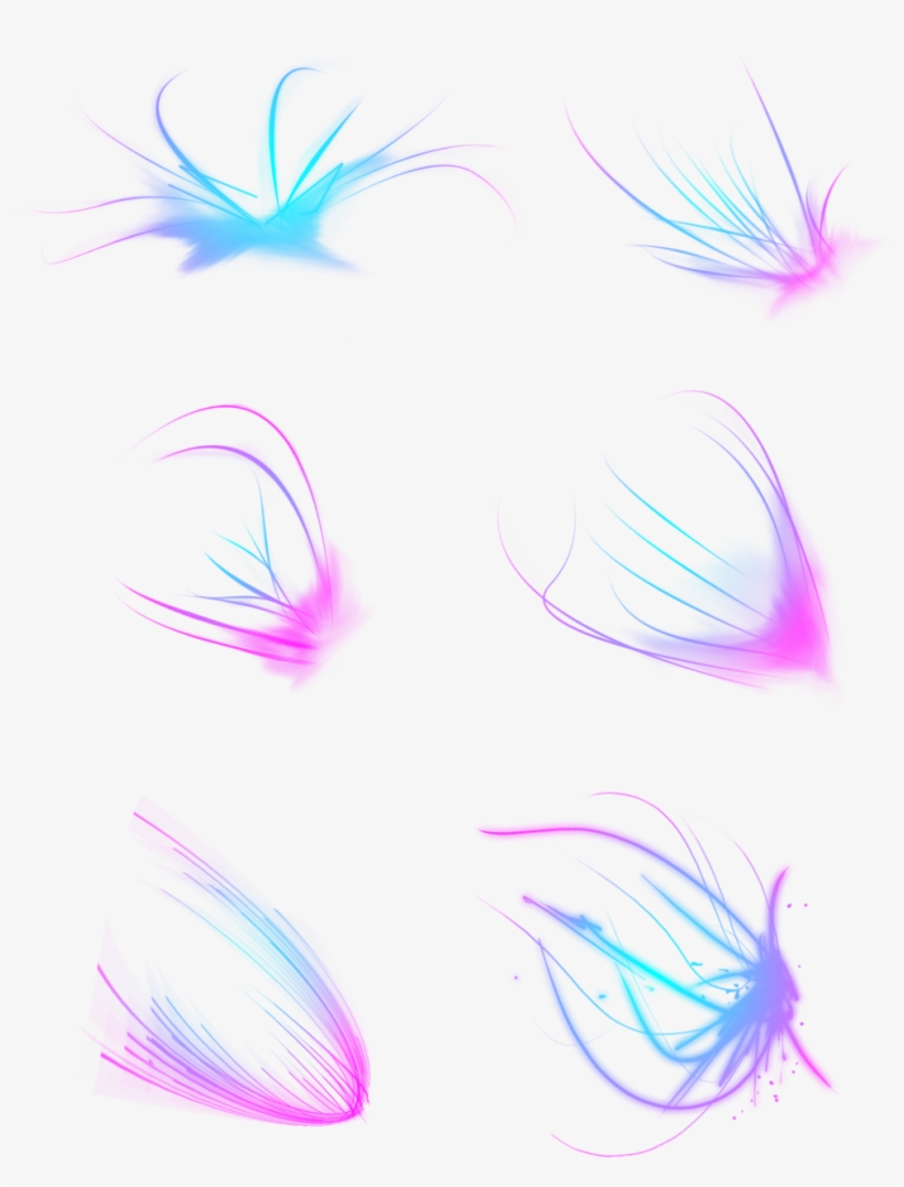 Light Effect Red Blue Gradient Illuminating Elements - Grafica Design, transparent png download