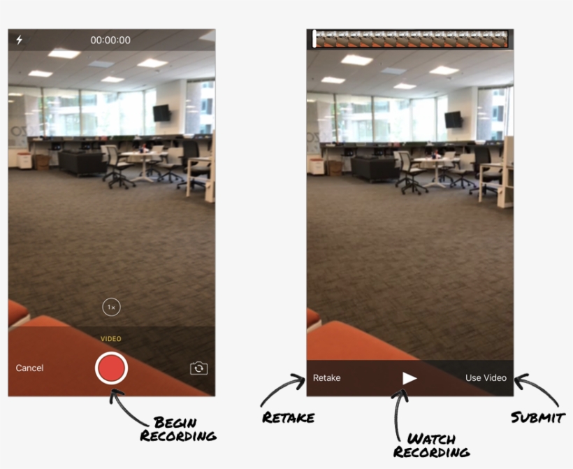 When You Are Ready To Begin Recording, Tap The Red - Floor, transparent png download