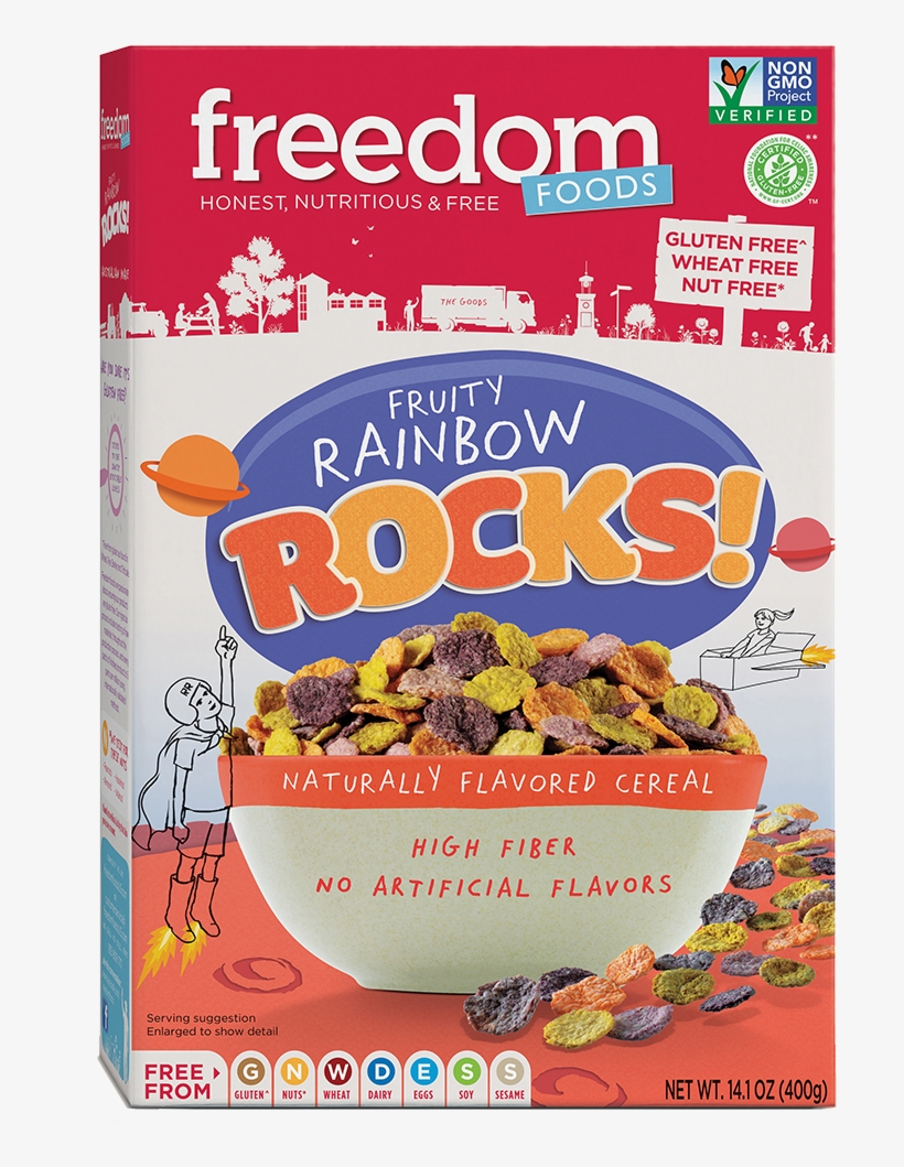 Free Library Cereal Transparent Rainbow - Cereal Freedom, transparent png download