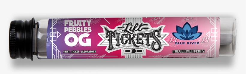 Fruity Pebbles Og Lift Tickets - Illustration, transparent png download