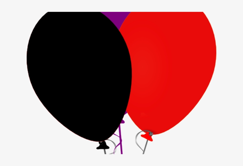 Black Balloons Cliparts - Balloon, transparent png download