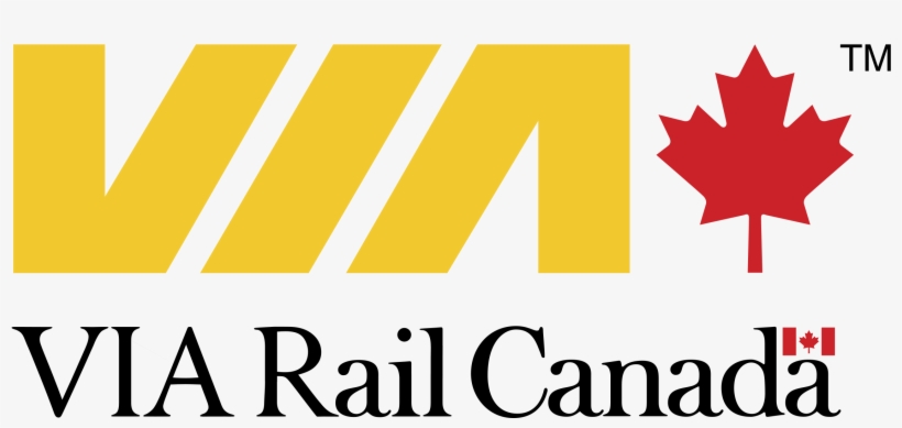 Via Rail Canada Logo Png Transparent - Transparent Via Rail Logo, transparent png download