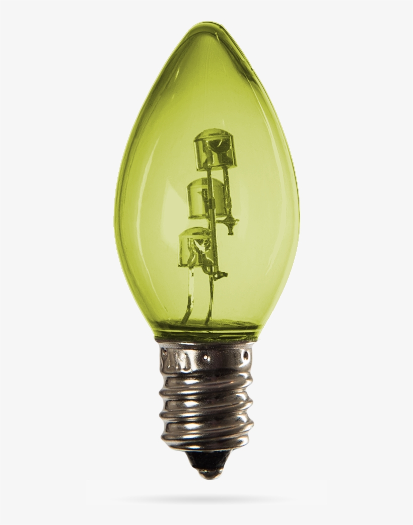 Super C9 Transparent Led 3-diode Bulbs - Fluorescent Lamp, transparent png download