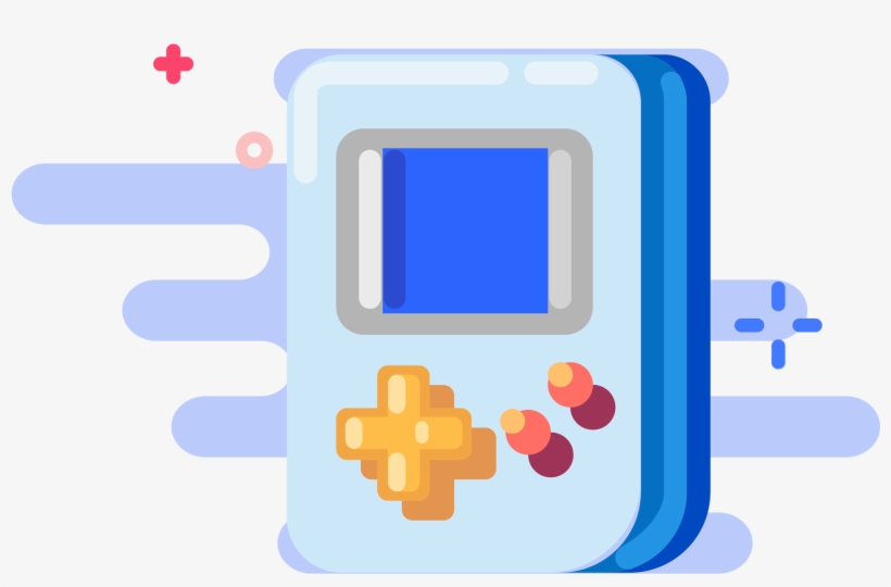 Mbe Cartoon Icon Game Console Electronics Png And Vector - Game Boy, transparent png download
