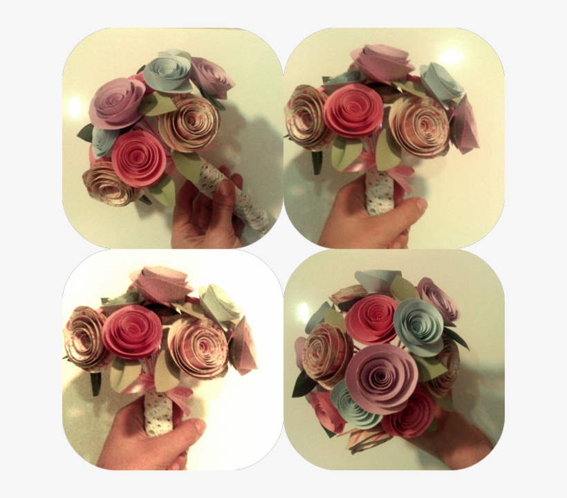 Ramo De Novia Original Flores De Papel Crepe Ideas - Ramo De Flores De Papel Crepe, transparent png download