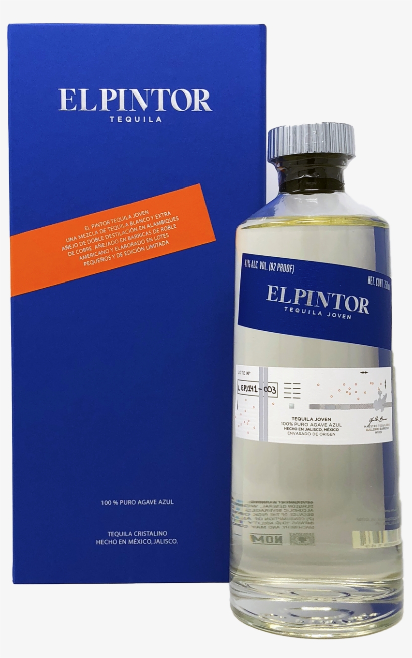 El Pintor Tequila Joven - Plastic Bottle, transparent png download