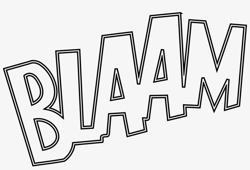 This Free Icons Png Design Of Blaam Outlined, transparent png download