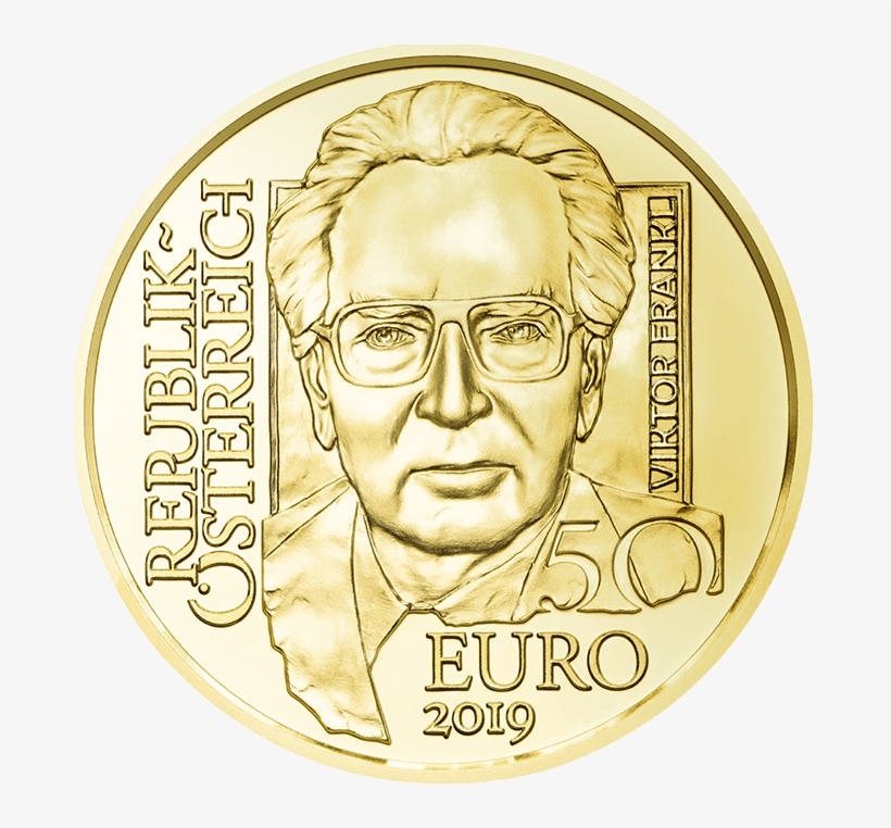 50 Euro Gold Coin Viktor Frankl - Viktor Frankl, transparent png download