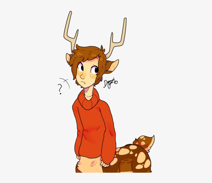 Reindeer Clipart Png - Cartoon, transparent png download