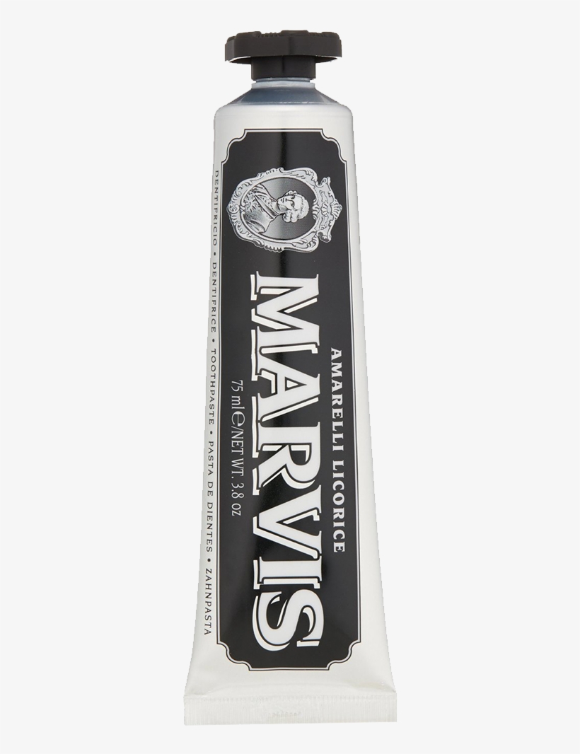 Marvis Amarelli Licorice Mint Toothpaste - Lucozade, transparent png download