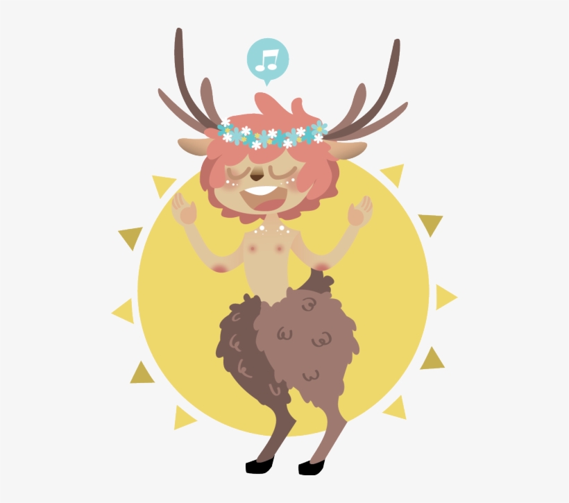 Clipart Santa Reindeer - Cartoon, transparent png download