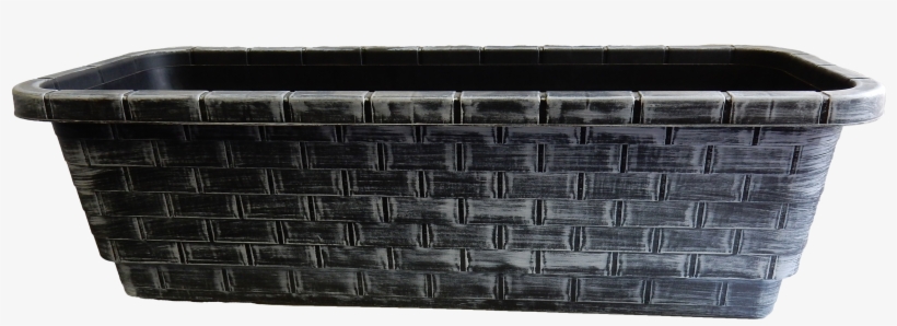 00 Windowbox Edgewood Black White Wash 10/case - Storage Basket, transparent png download