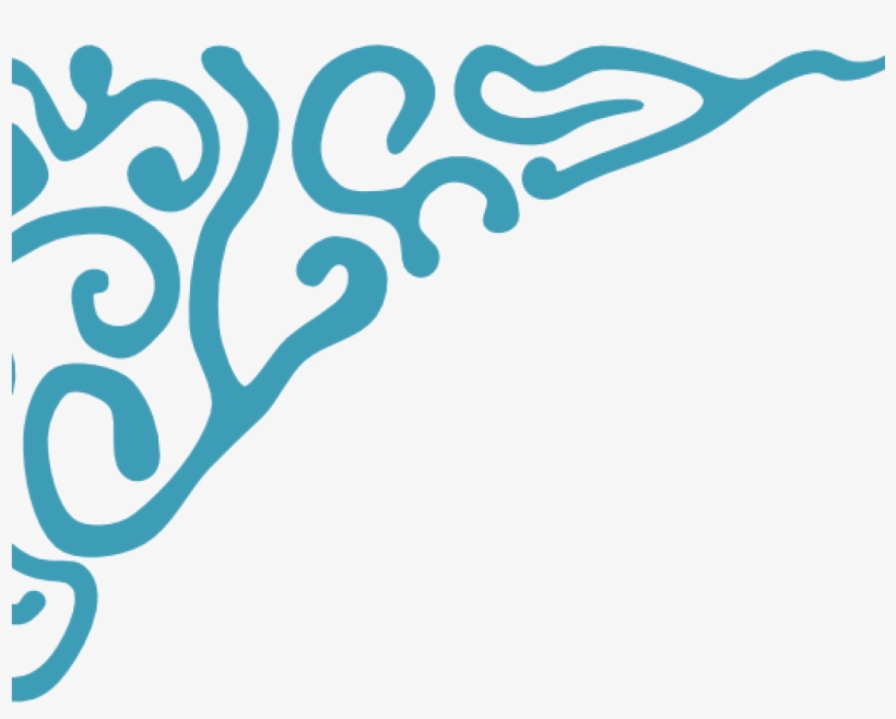 Corner Border Clipart Flourish Five Corner Clip Art - Corner Border Clipart Png, transparent png download