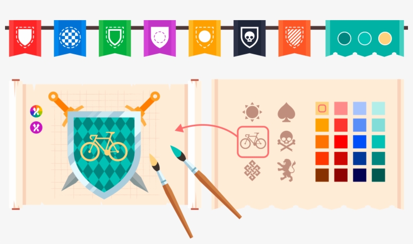 Combine Three Different Colors For Your Shield, transparent png download