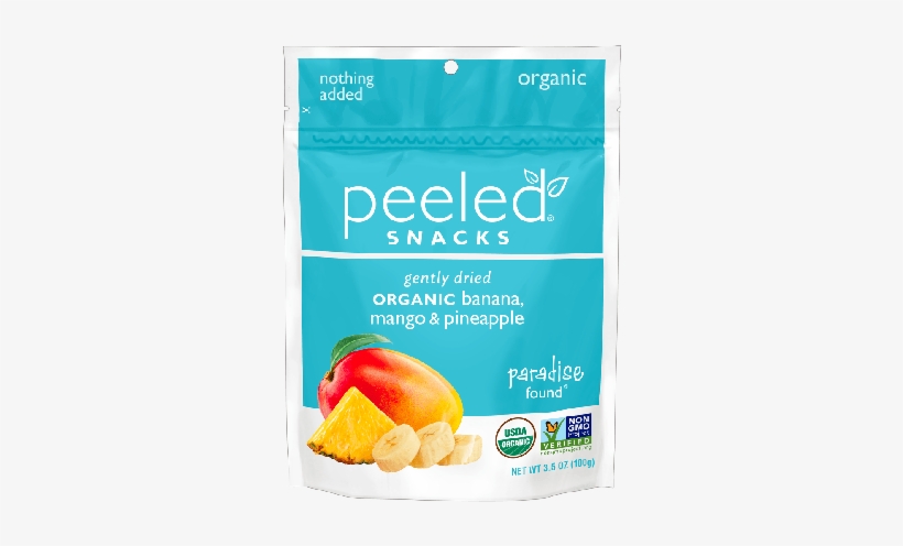 Peeled Paradise Found Organic Fruit Punch Snacks, - Peeled Snacks, transparent png download