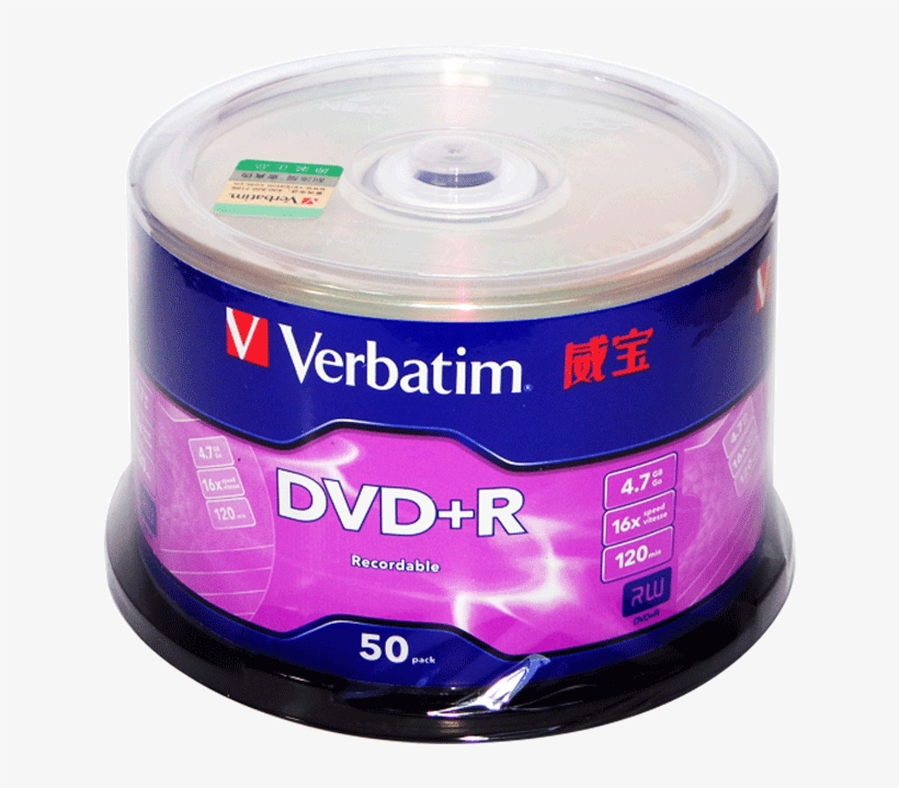 Verbatim Verbatim Original Authentic 4 7g Disc Dvd - Verbatim Dvd R, transparent png download