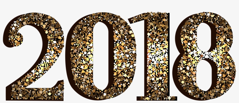 2018 Decorative Transparent Clip Art Image - 2018 Clipart Transparent Background, transparent png download