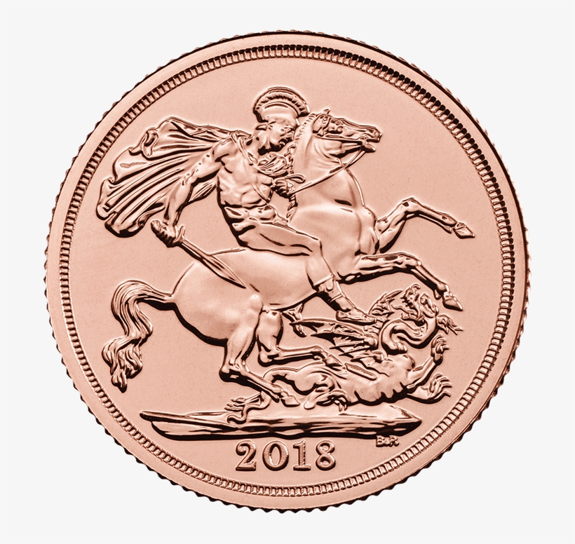 The Sovereign 2018 Gold Coin - Sovereign Royal Mint, transparent png download