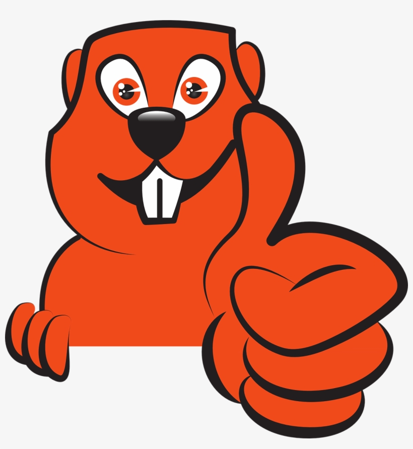 Mascot,syseľ,thumbs Up,orange,vector,free Vector Graphics,free - Red Mole Cartoon, transparent png download
