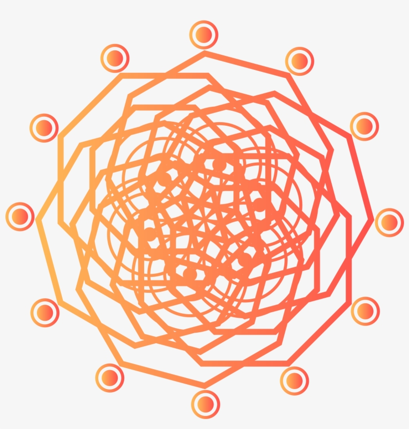 Original Vector Coral Red Koi Png And Image - Circle, transparent png download