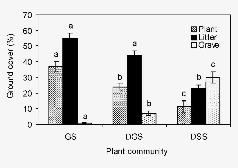 Mean Percentage Ground Cover For The Different Plant - Commercial Building, transparent png download