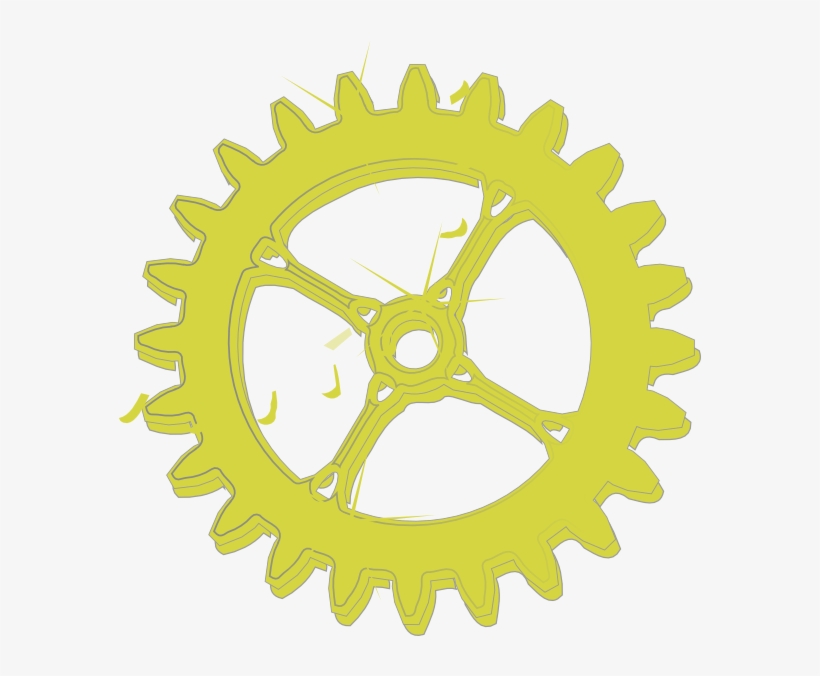 How To Set Use Acid Green Gear Svg Vector, transparent png download