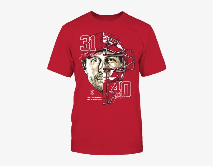 Max Scherzer Wilson Ramos Two Face Shirt - American Football, transparent png download