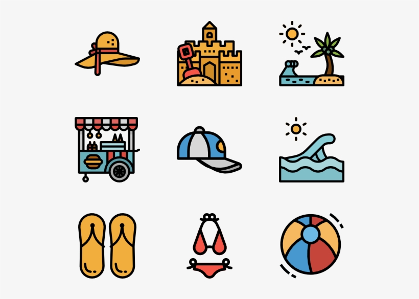 Beach Icon Packs Vector Svg Psd Png - Teamlead Flaticon, transparent png download