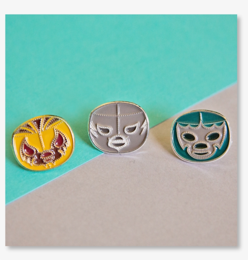 Lucha Libre Lil' Pins - Smile, transparent png download