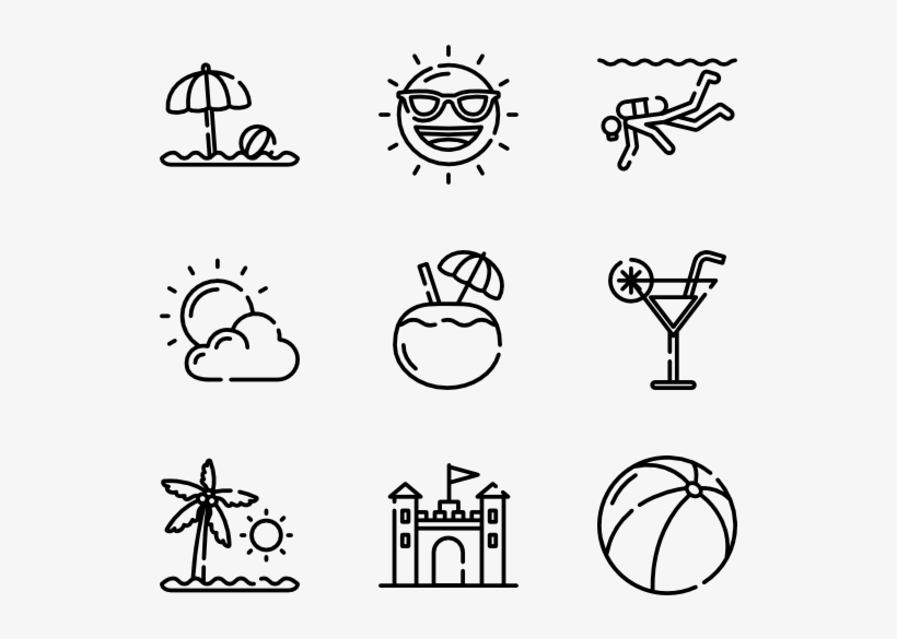 Beach - Mom Icon Transparent Background, transparent png download