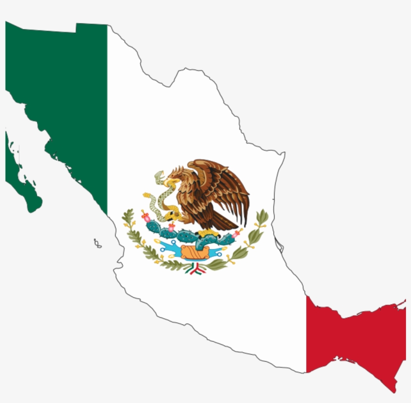 Mexican Flag Clipart Mexican Flag Clip Art Free Clipart - Mexico Flag, transparent png download