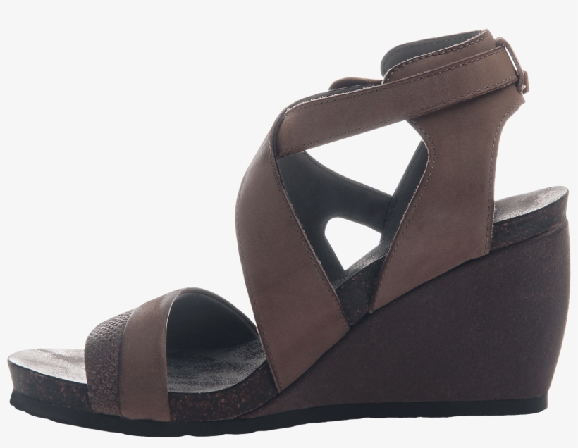 Freedom Wedge In Dust Grey Inside View - Sandal, transparent png download