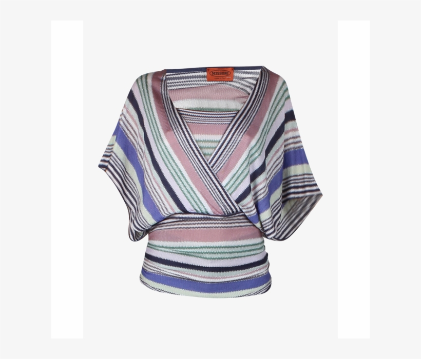 Missoni Purple Blue & Green - Scarf, transparent png download