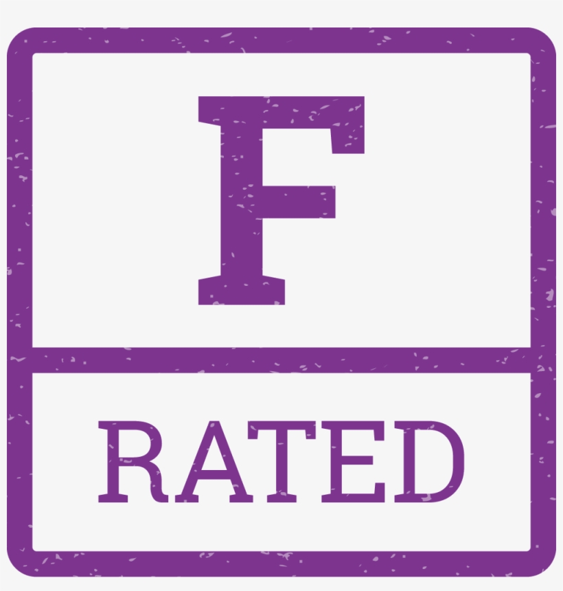 Bff F Rated Logo Mono - F-rating, transparent png download