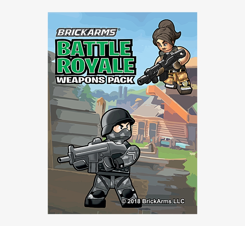 New Blaster Pack V2, Ammo Pack, Vietnam Pack, And Battle - Brickarms Battle Royale Pack, transparent png download