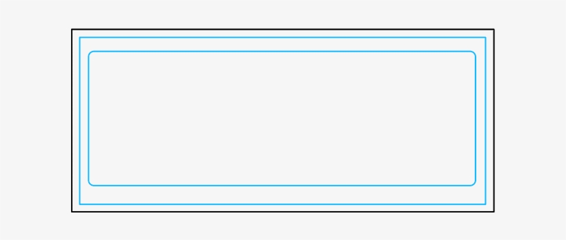 How To Draw Dollar Bill - Electric Blue, transparent png download