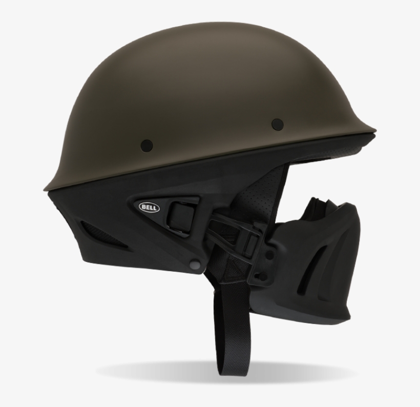 Bell Ps Rogue Nazi̇ Choppers Kask Solid Matte Gun Metal - Helmet For Royal Enfield, transparent png download