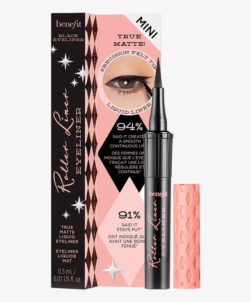 Roller Liner Mini - Benefit Roller Liner Liquid Eyeliner, transparent png download
