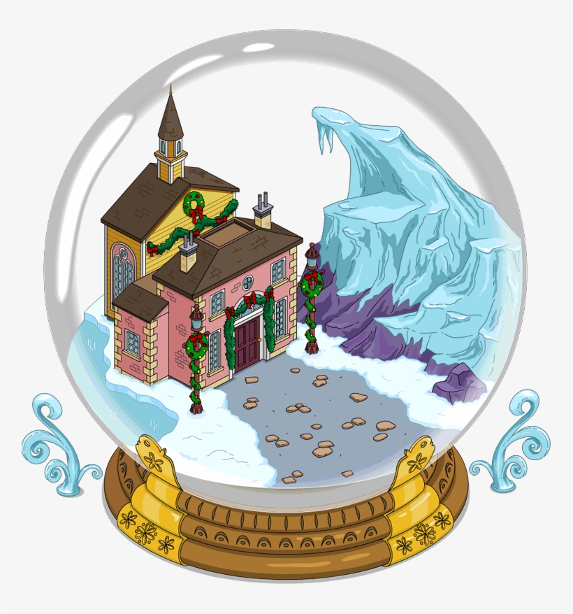 Tapped Out Giant Snow Globe - Tsto Giant Snow Globe, transparent png download