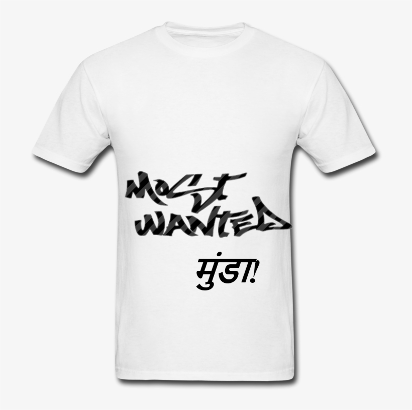 Most Wanted Munda Unisex T-shirt - Anime Tiddy Shirt, transparent png download