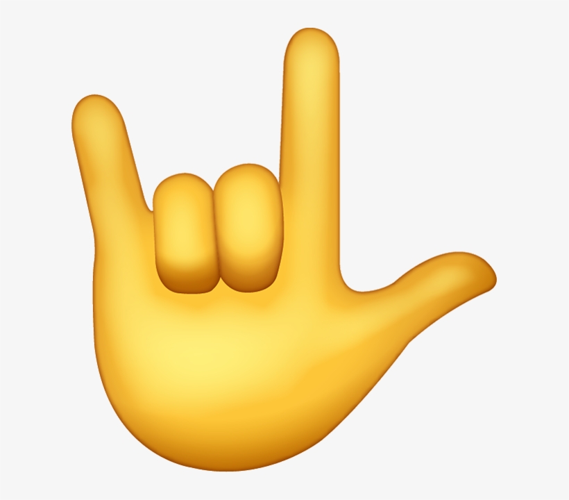 Download Rock Sign Emoji Png HD Transparent PNG