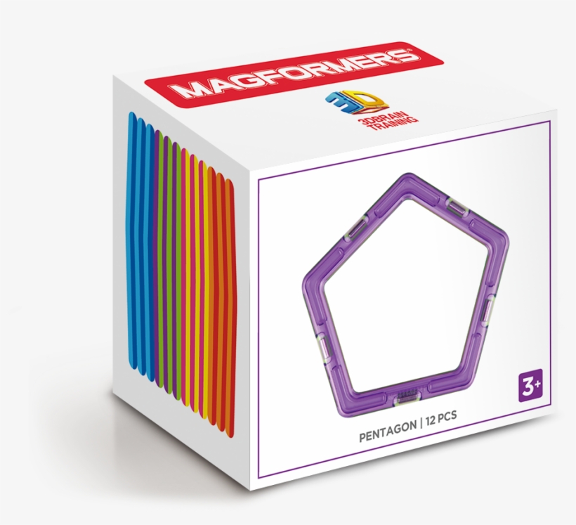 Pentagon 12pc Set - Magformers Pětiúhelníky 12 Ks, transparent png download