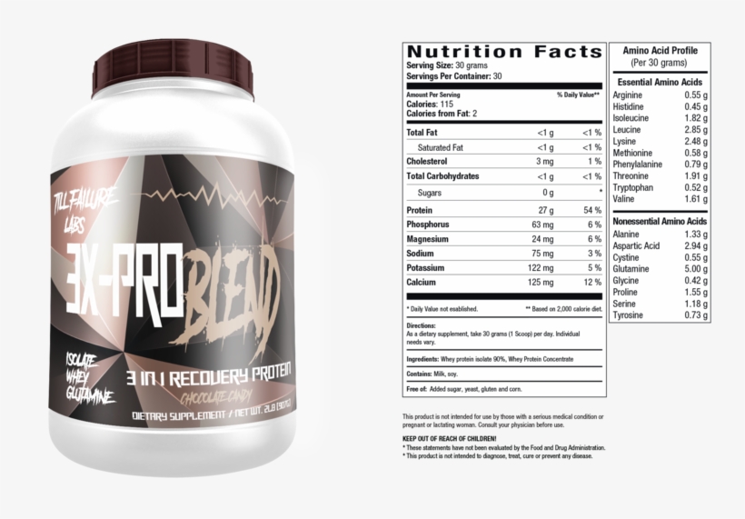 Till Failure 3x Pro Chocolate Mockup Fixed, transparent png download